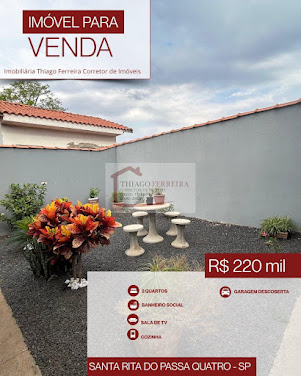 Casa em Jardim São Luiz  -  Santa Rita do Passa Quatro