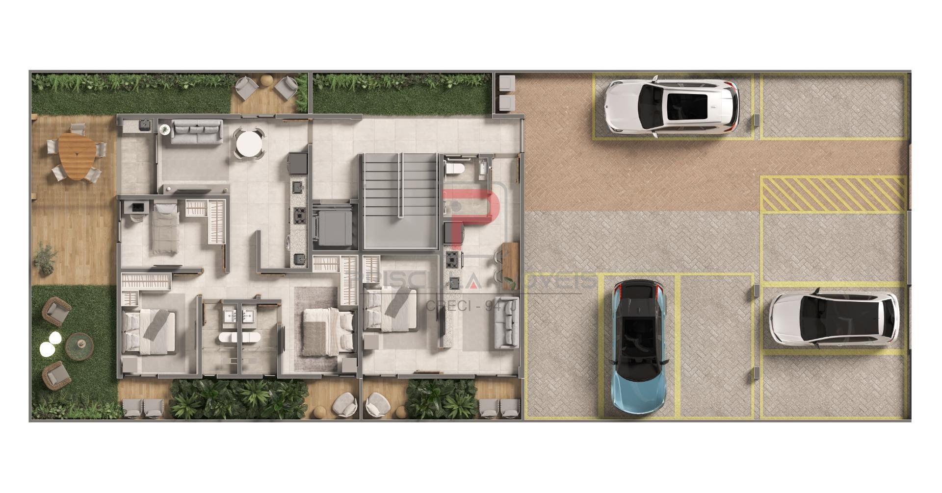 Apartamento à venda com 3 quartos, 1 suíte e 68m² no Bessa, João Pessoa (PB) — foto 8 de 10