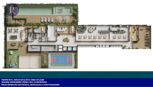 Perspectiva Andar Exclusivo de Lazer