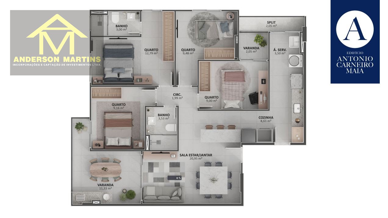 Cobertura à venda com 4 quartos, 4 banheiros, 3 vagas e 206m² no Praia da Costa, Vila Velha (ES) — foto 20 de 20