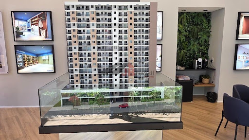 Maquete de lançamento unidades de 27,36,43 e 51 metros  Maquete de lançamento