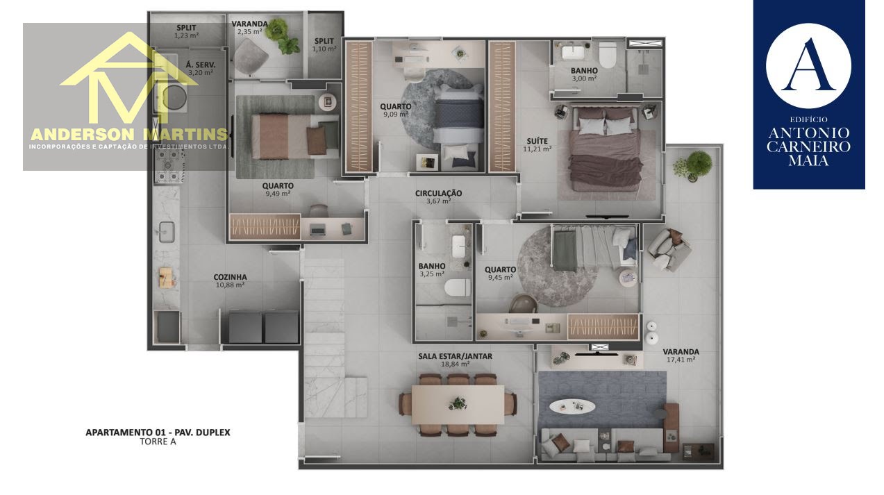 Apartamento à venda com 4 quartos, 4 banheiros, 2 vagas e 101m² no Praia da Costa, Vila Velha (ES) — foto 15 de 20