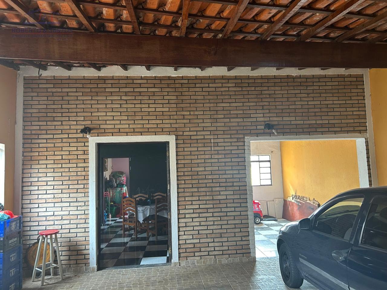 Garagem coberta