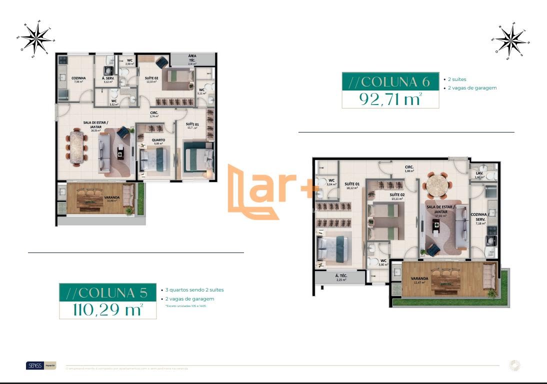 Apartamento à venda com 3 quartos, 2 suítes e 144m² no Aruana, Aracaju (SE) — foto 15 de 16