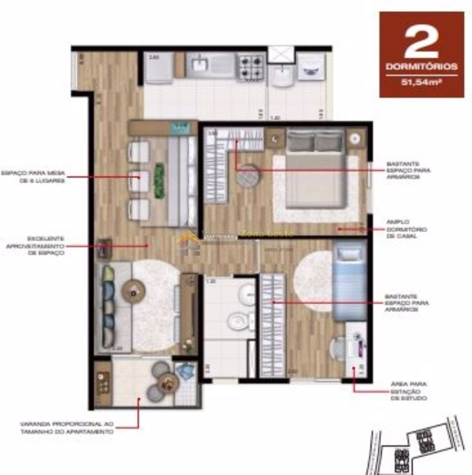 Prédio Inteiro, 51 m² - Foto 10