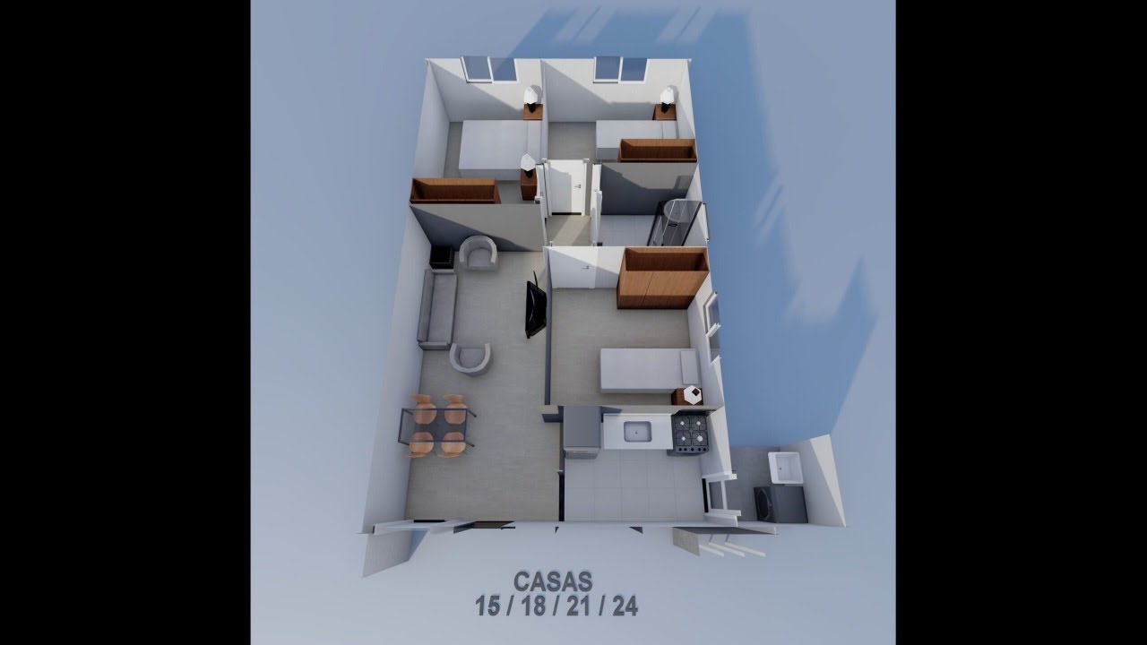 Casa à venda com 3 quartos, 1 banheiro, 2 vagas e 54m² no Chácaras Granja Pousada Del Rey, Santa Luzia (MG) — foto 5 de 10