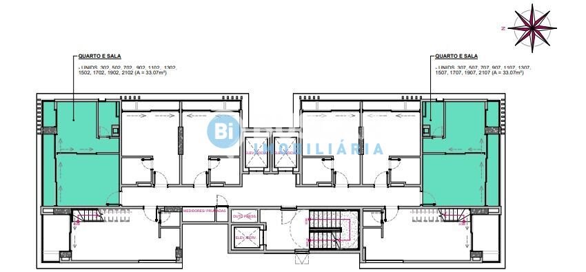 Apartamento à venda com 1 quarto, 1 suíte e 33m² no Centro, Feira de Santana (BA) — foto 3 de 6