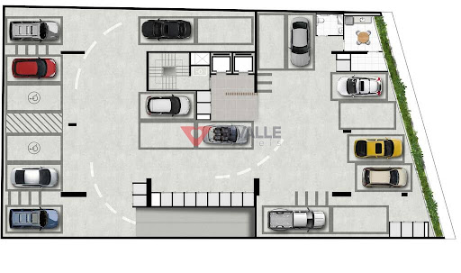 Pavimento garagem