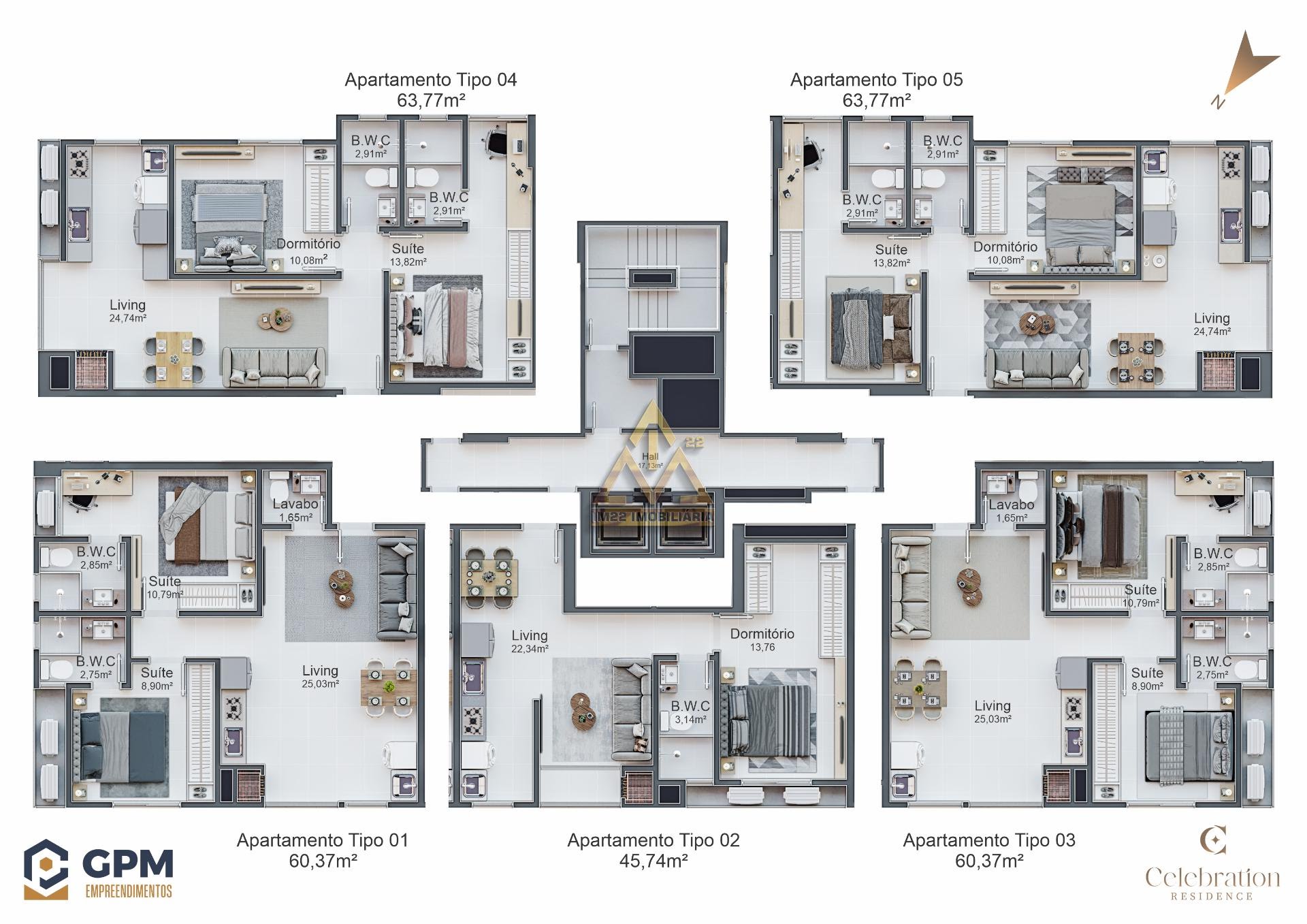 Apartamento à venda com 2 quartos, 1 suíte, 1 vaga e 63m² no Morretes, Itapema (SC) — foto 16 de 16