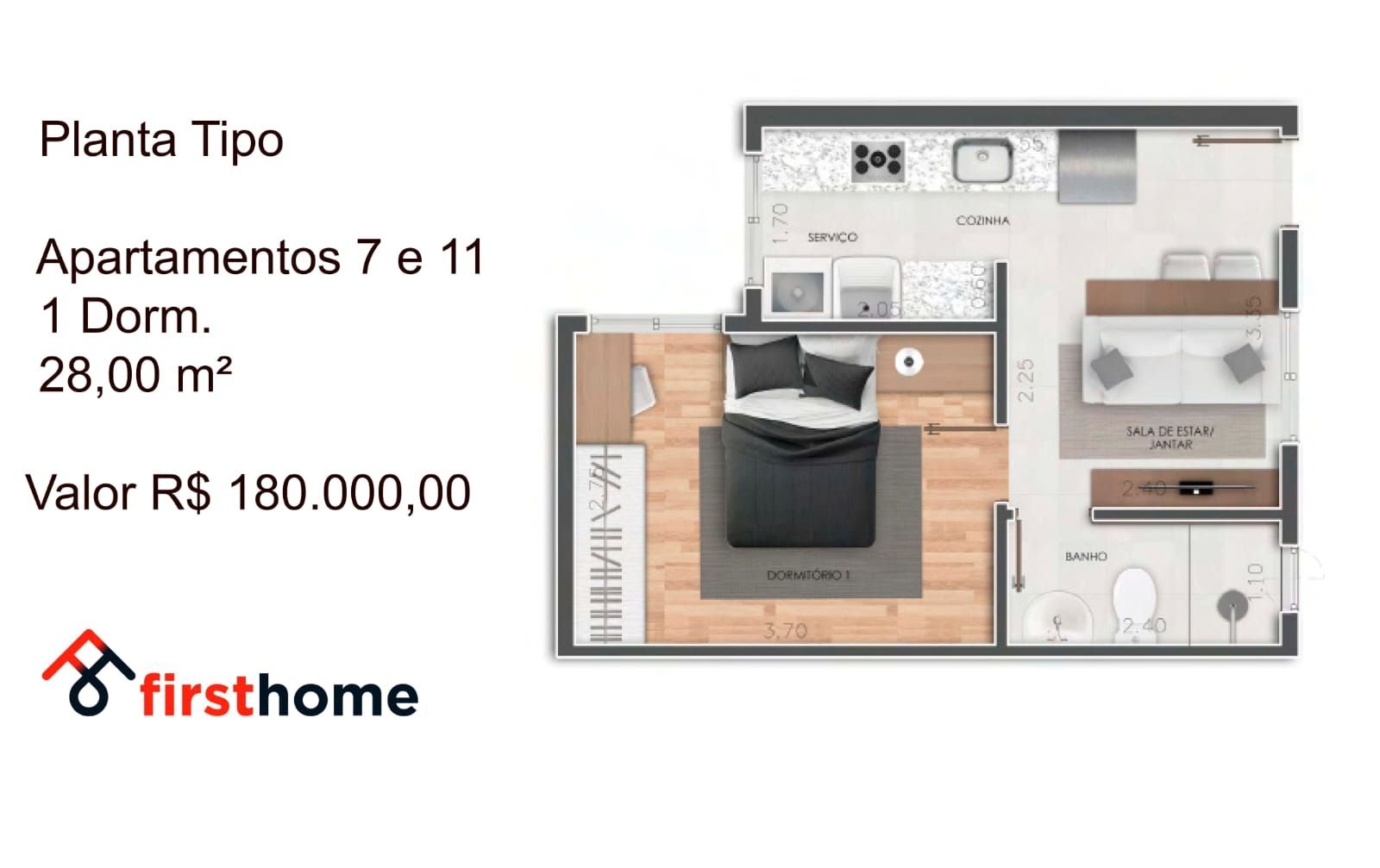 Apartamento, 1 quarto, 28 m² - Foto 13