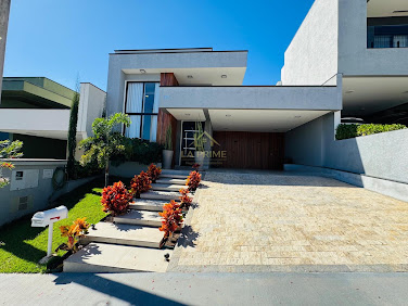 Casa de condomínio em Parque Ibiti Reserva - Sorocaba, SP - 03 Dormitórios - 03 Suítes - 04 Banheiros - Piscina com cascata.