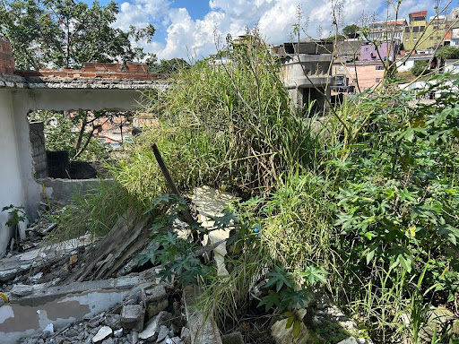 Vista da parta plana
