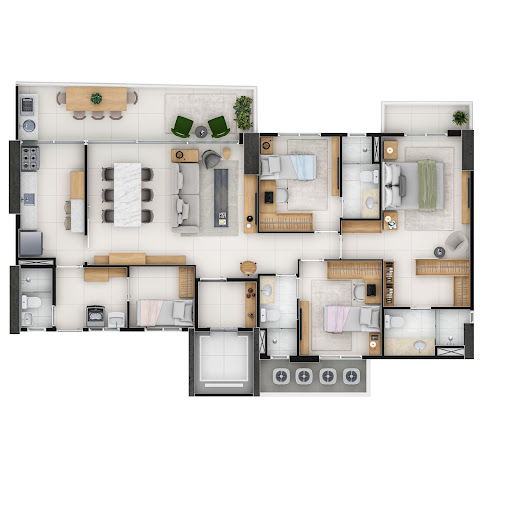 Apartamento em Coco, Fortaleza 