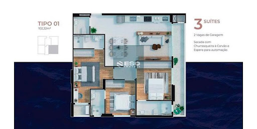 Apartamento - Itajaí, SC por 1800000000