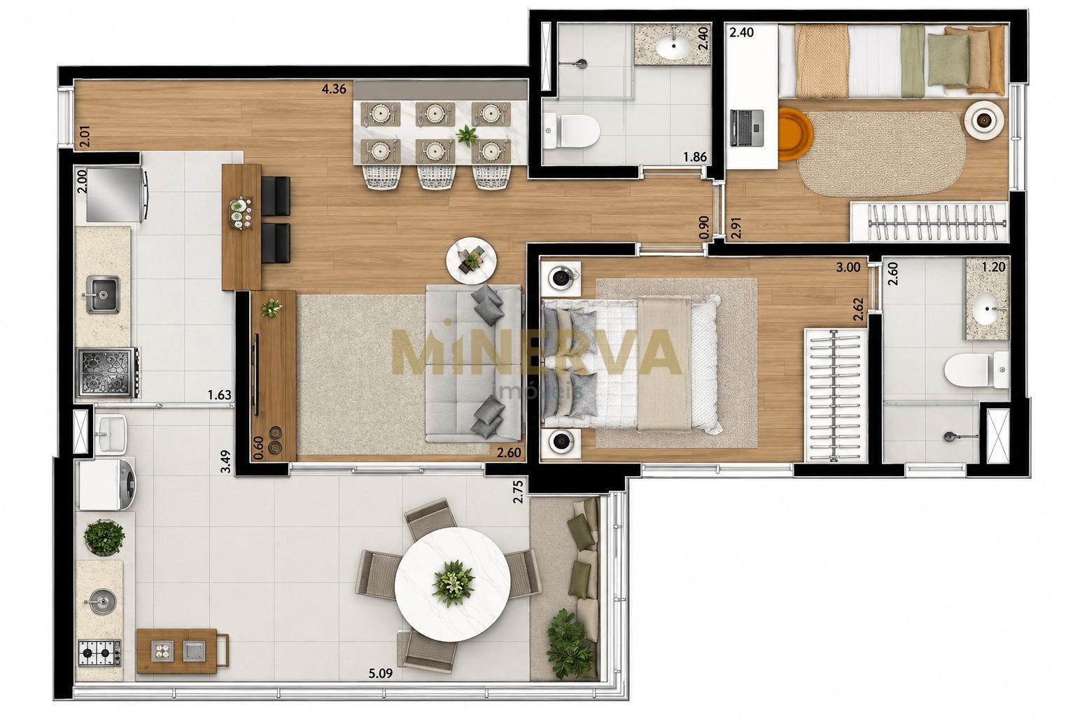 Apartamento à venda com 2 quartos, 1 suíte, 2 vagas e 68m² no Jardim Analia Franco, São Paulo (SP) — foto 17 de 23