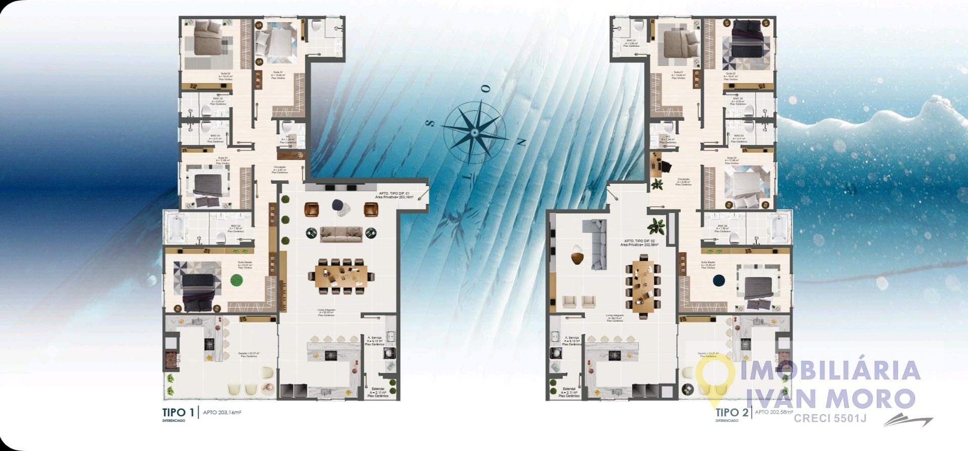 Apartamento à venda com 3 quartos, 3 suítes, 2 vagas e 155m² no Centro, Itapema (SC) — foto 9 de 11