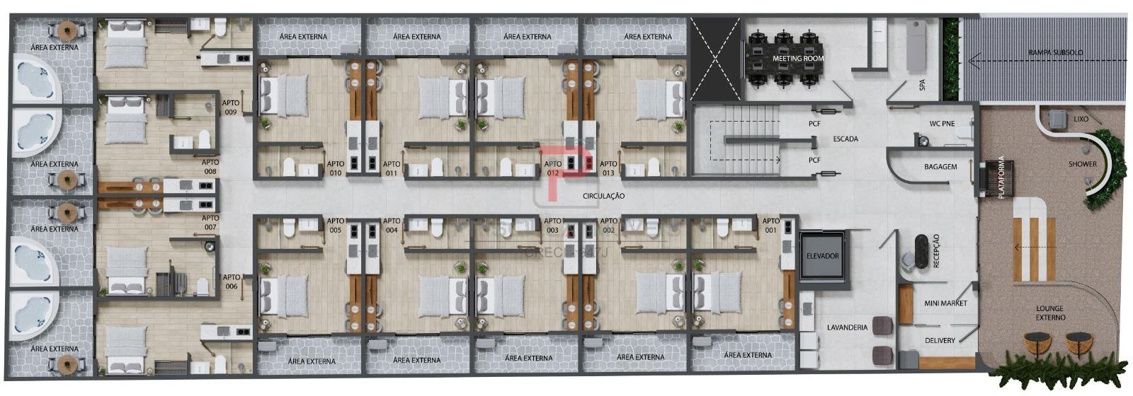 Apartamento à venda com 1 quarto, 1 banheiro e 19m² no Bessa, João Pessoa (PB) — foto 12 de 15