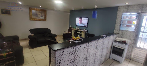 cozinha com sala