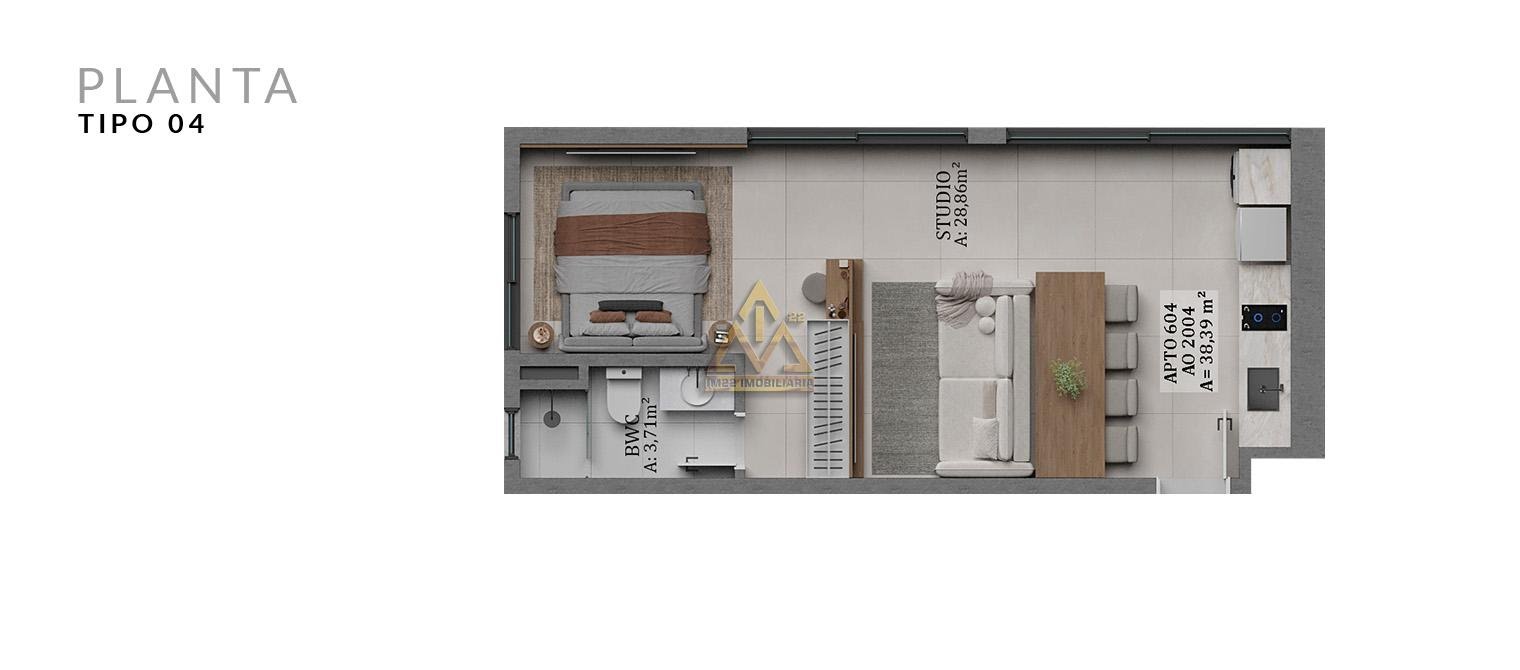 Studio à venda com 1 quarto, 1 suíte, 1 vaga e 44m² no Itajubá II, Barra Velha (SC) — foto 12 de 12