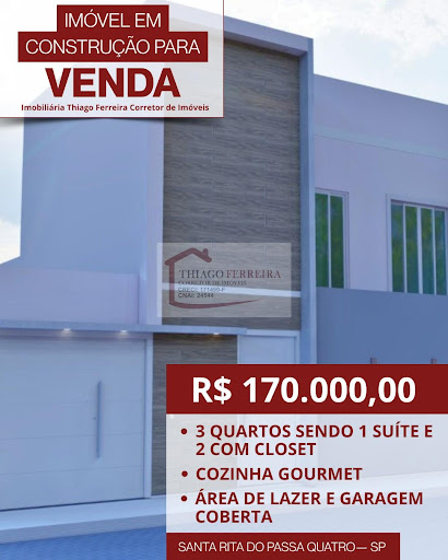 Casa em Jardim Cel Victor Meirelles  -  Santa Rita do Passa Quatro