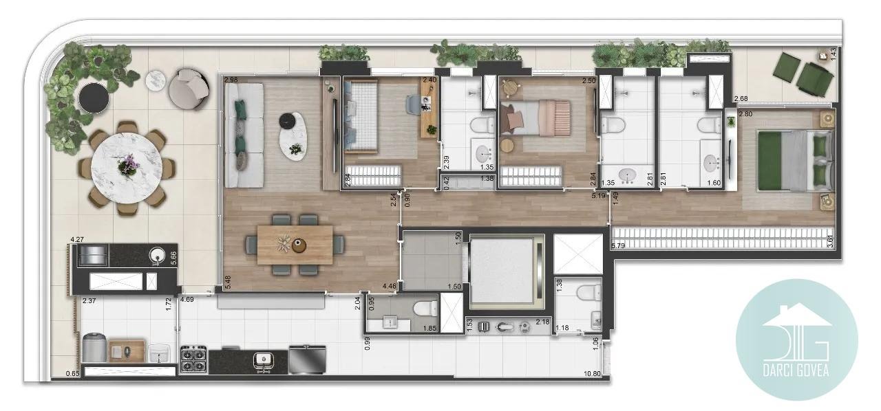 Apartamento à venda com 3 quartos, 2 suítes e 2 vagas no Vila Madalena, São Paulo (SP) — foto 2 de 28