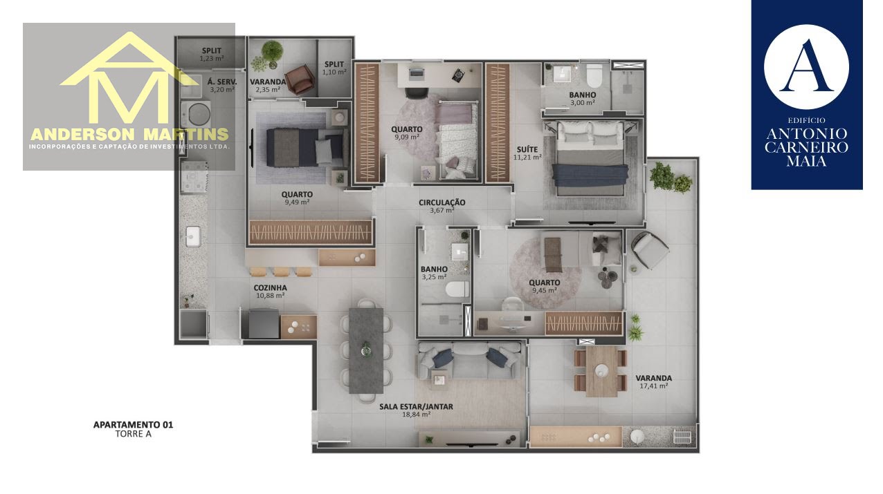 Apartamento à venda com 4 quartos, 4 banheiros, 2 vagas e 101m² no Praia da Costa, Vila Velha (ES) — foto 12 de 20