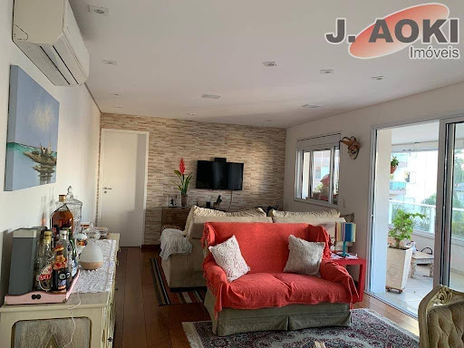 Apartamento para venda com 125 m² com 4 quartos