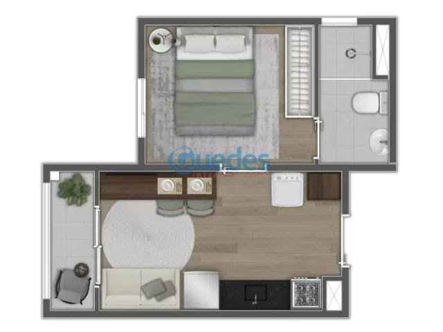 Apartamento à venda com 2 quartos, 1 banheiro e 34m² no Butantã, São Paulo (SP) — foto 21 de 23