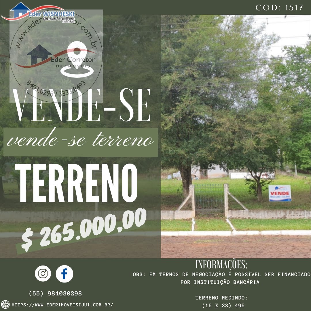 Terreno à venda com 495m² de terreno no Mundstock Terreno, Ijuí (RS) — foto 3 de 6