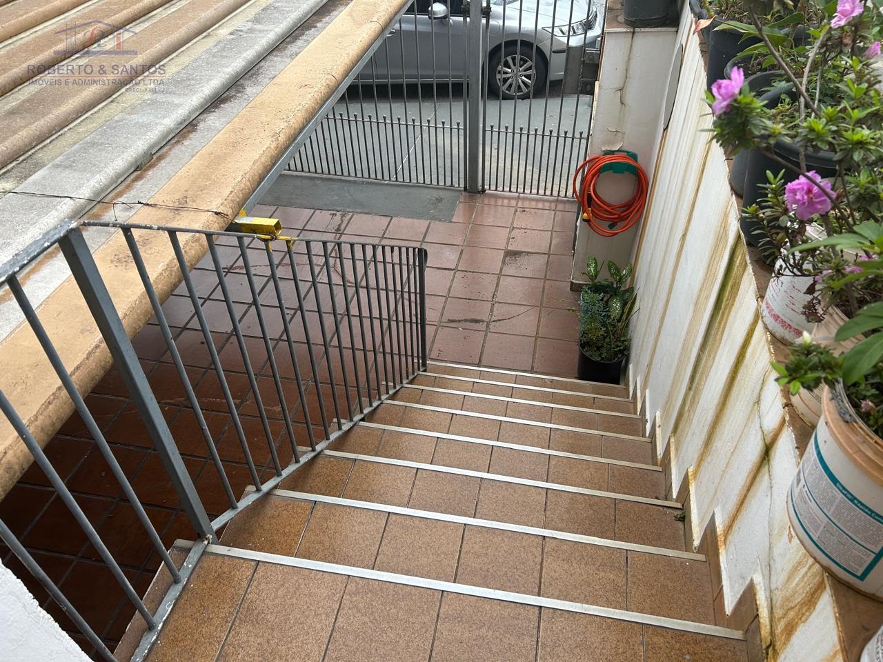 Escadas para a casa