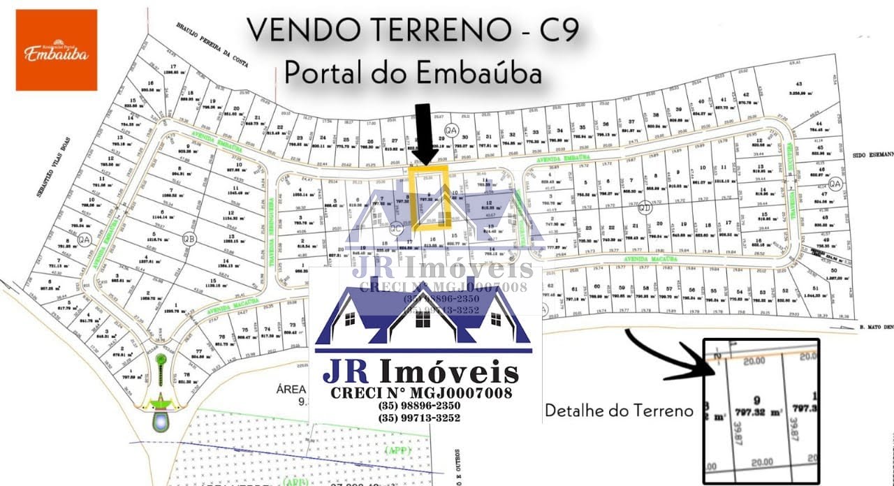 Terreno à venda com 797m² de terreno no Bairro Laje, Piranguinho (MG) — foto 2 de 3