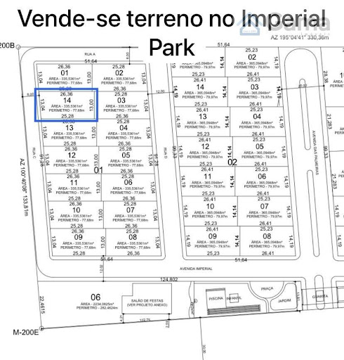Lote / Terreno em Condomínio Imperial Park  -  Vilhena