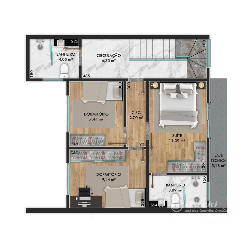 Casa à venda com 3 quartos, 1 suíte, 1 vaga e 156m² no Bom Retiro, Joinville (SC) — foto 10 de 11