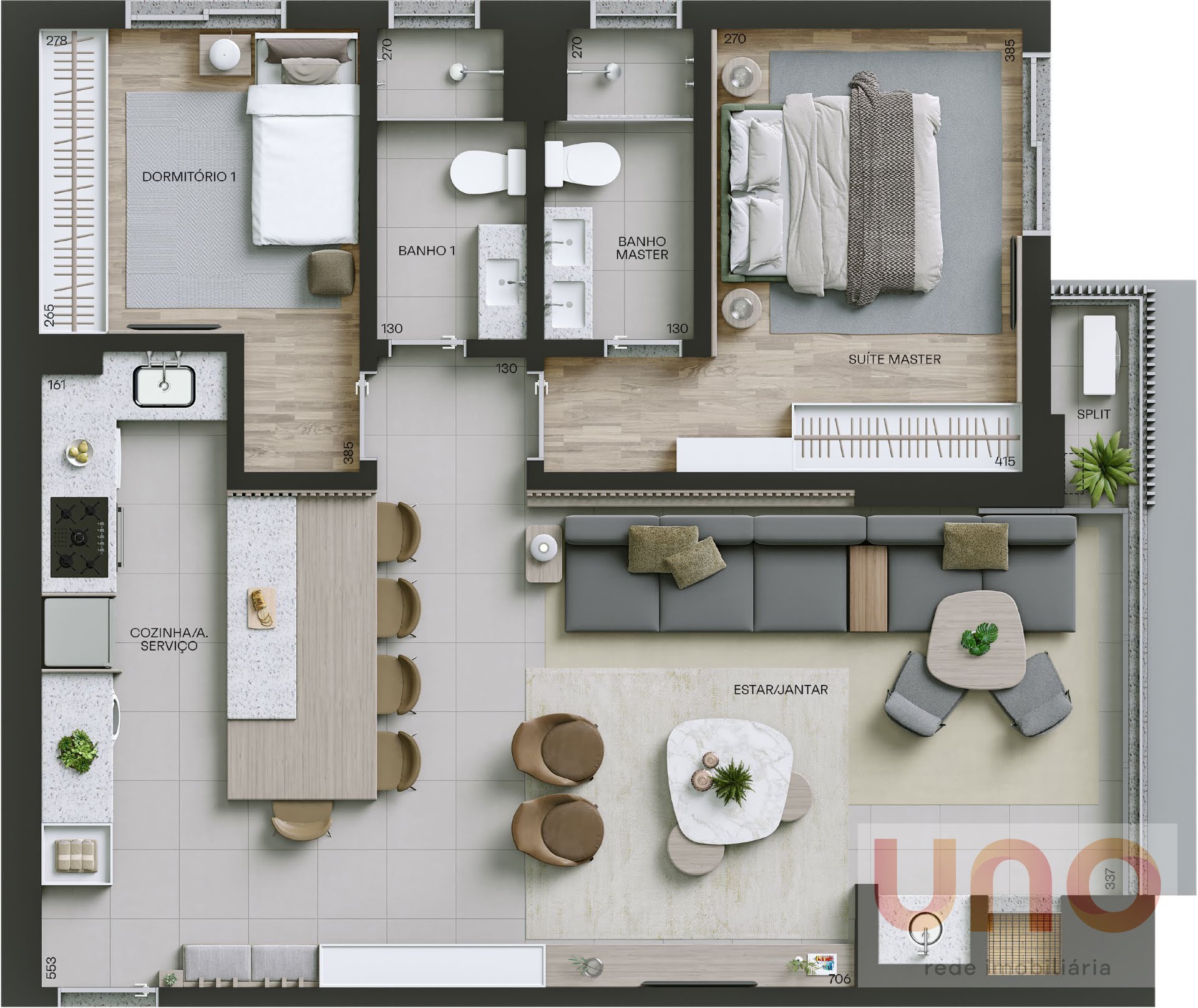 Apartamento à venda com 3 quartos, 1 suíte, 2 vagas e 102m² no Via Park, Campo Grande (MS) — foto 28 de 30