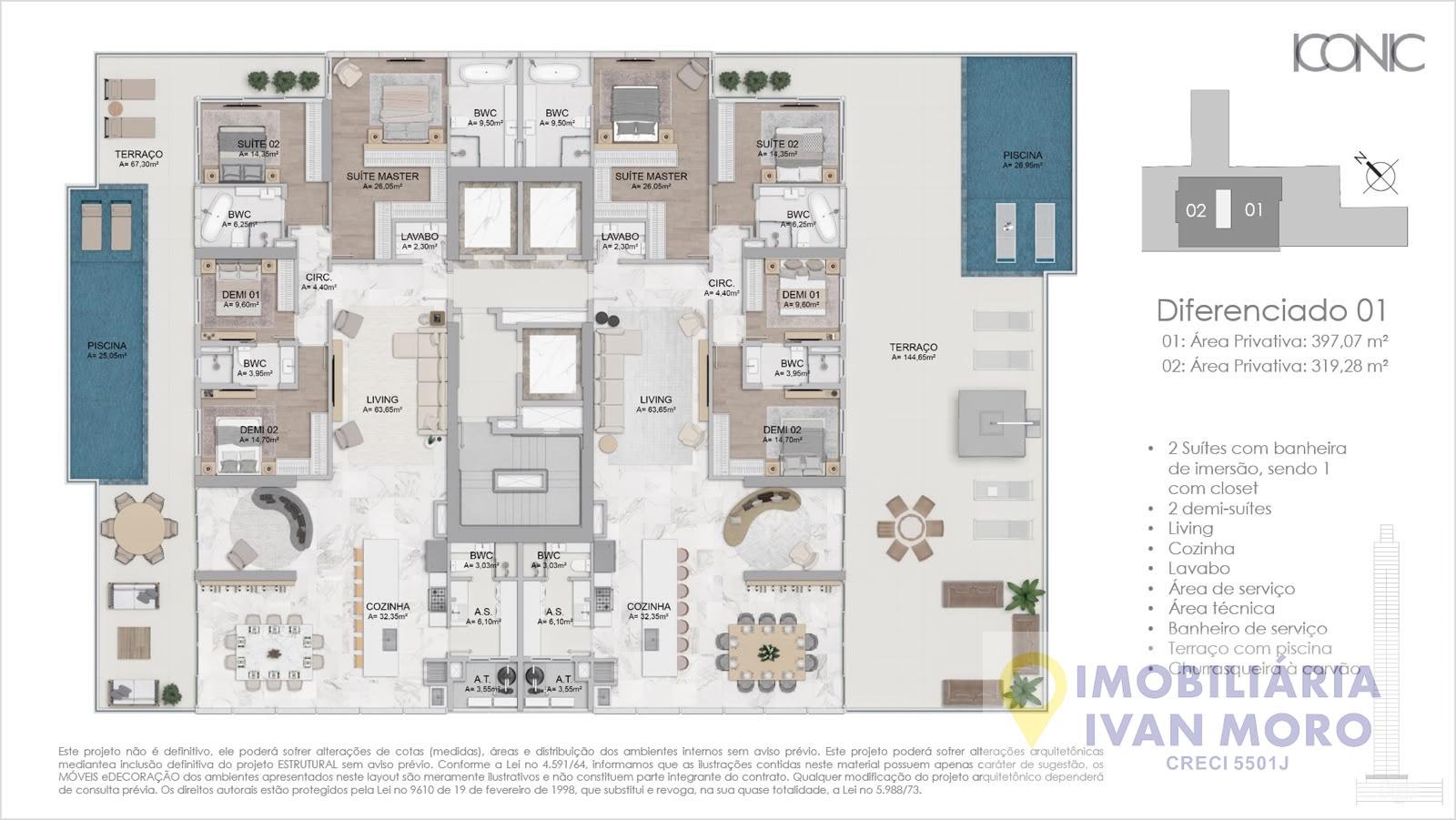 Apartamento à venda com 4 quartos, 4 suítes, 3 vagas e 268m² no Pioneiros, Balneário Camboriú (SC) — foto 25 de 30