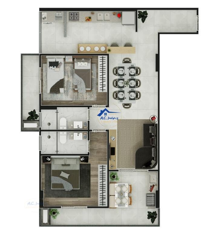 Apartamento à venda com 2 quartos, 1 suíte, 1 vaga e 87m² no Aviação, Praia Grande (SP) — foto 28 de 30