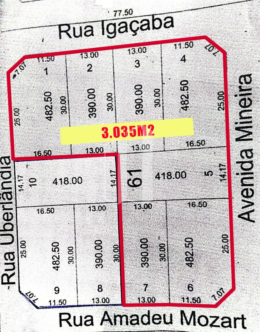 Terreno à venda com 3035m² de terreno no Jardim Luz, Aparecida de Goiânia — foto principal