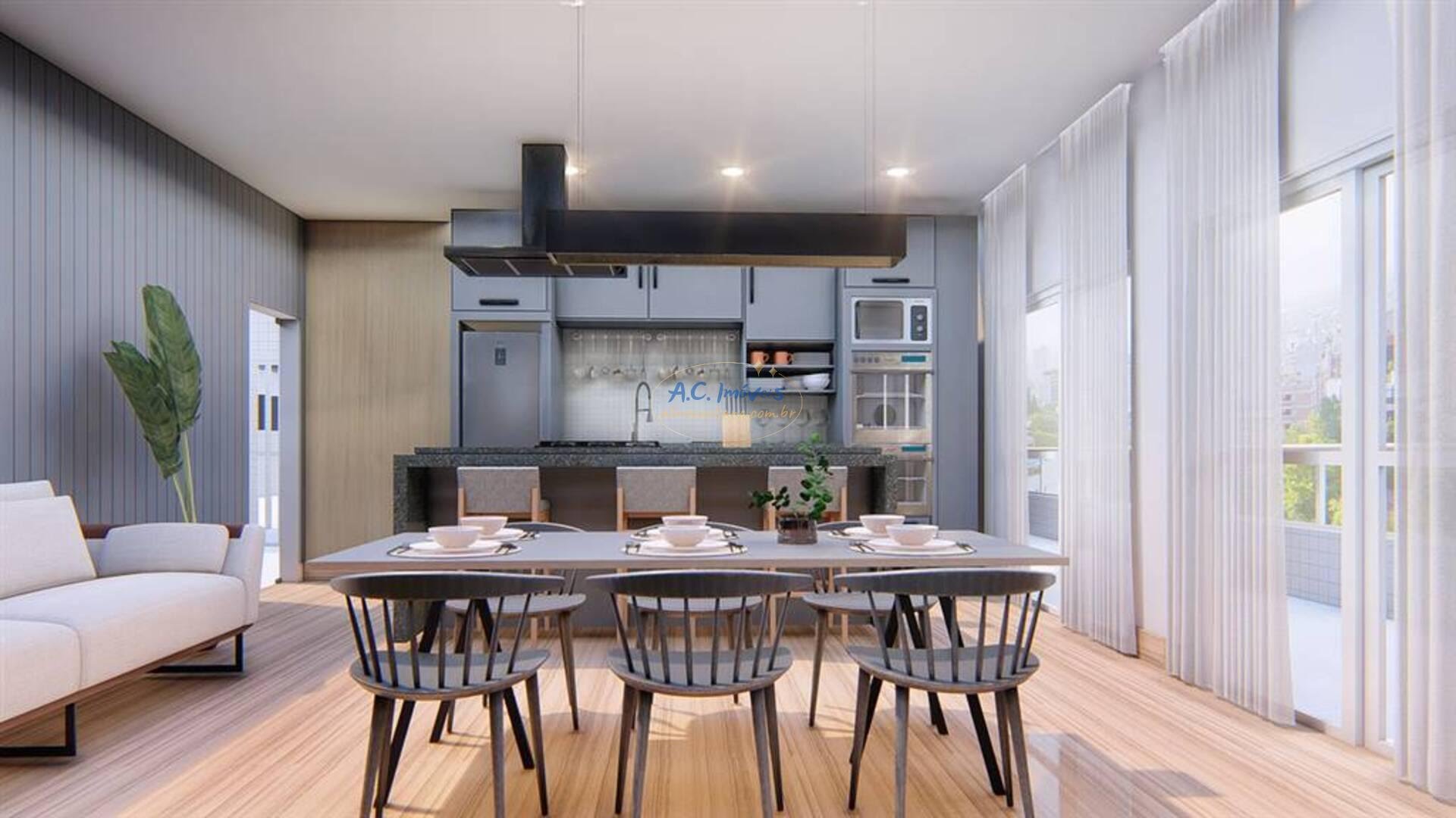 Apartamento à venda com 2 quartos, 1 suíte, 1 vaga e 72m² no Vilamar, Praia Grande (SP) — foto 9 de 19