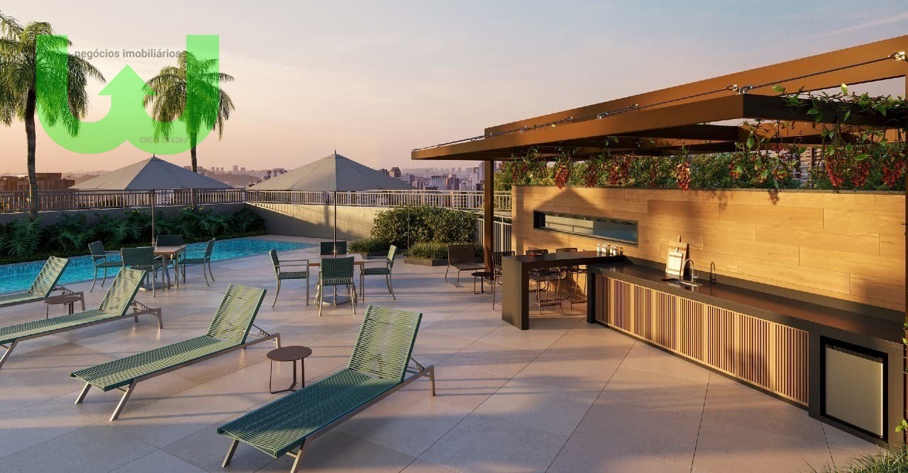 Solarium pool bar e deck externo