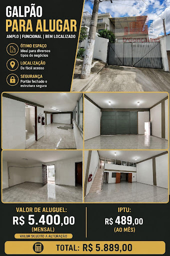 Sala para Locação em Taboão, São Bernardo do Campo | 150m²
