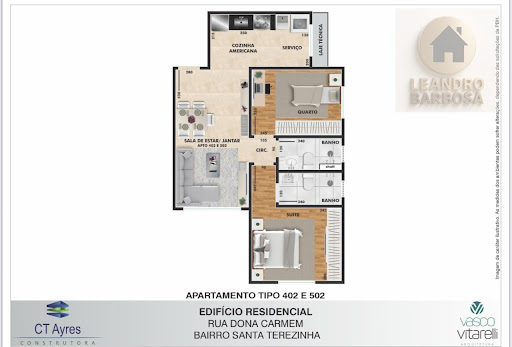 Apartamento em Santa Terezinha  -  Belo Horizonte
