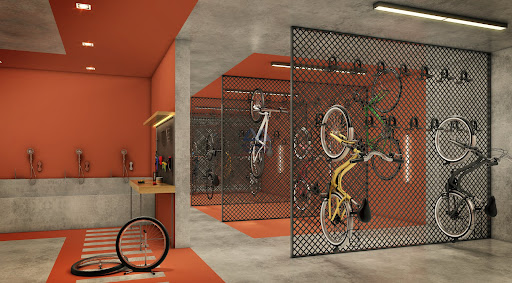 BICICLETÁRIO COM OFICINA