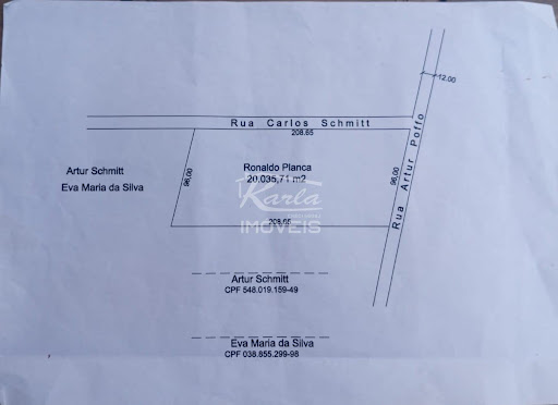 Lote / Terreno em Santa Terezinha  -  Gaspar