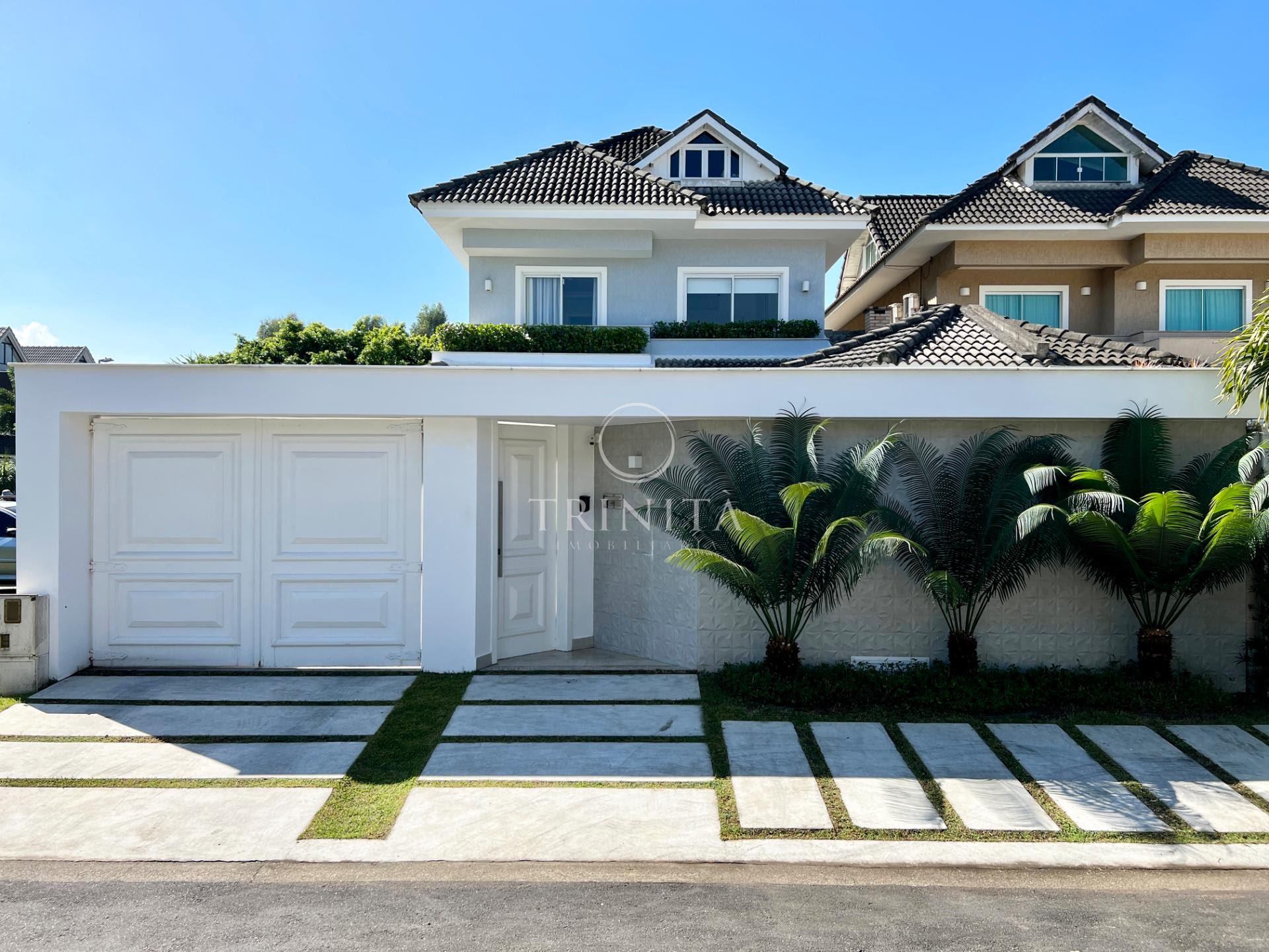 Fachada da casa no Green Place