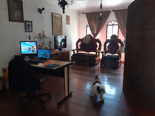 Sala piso madeira