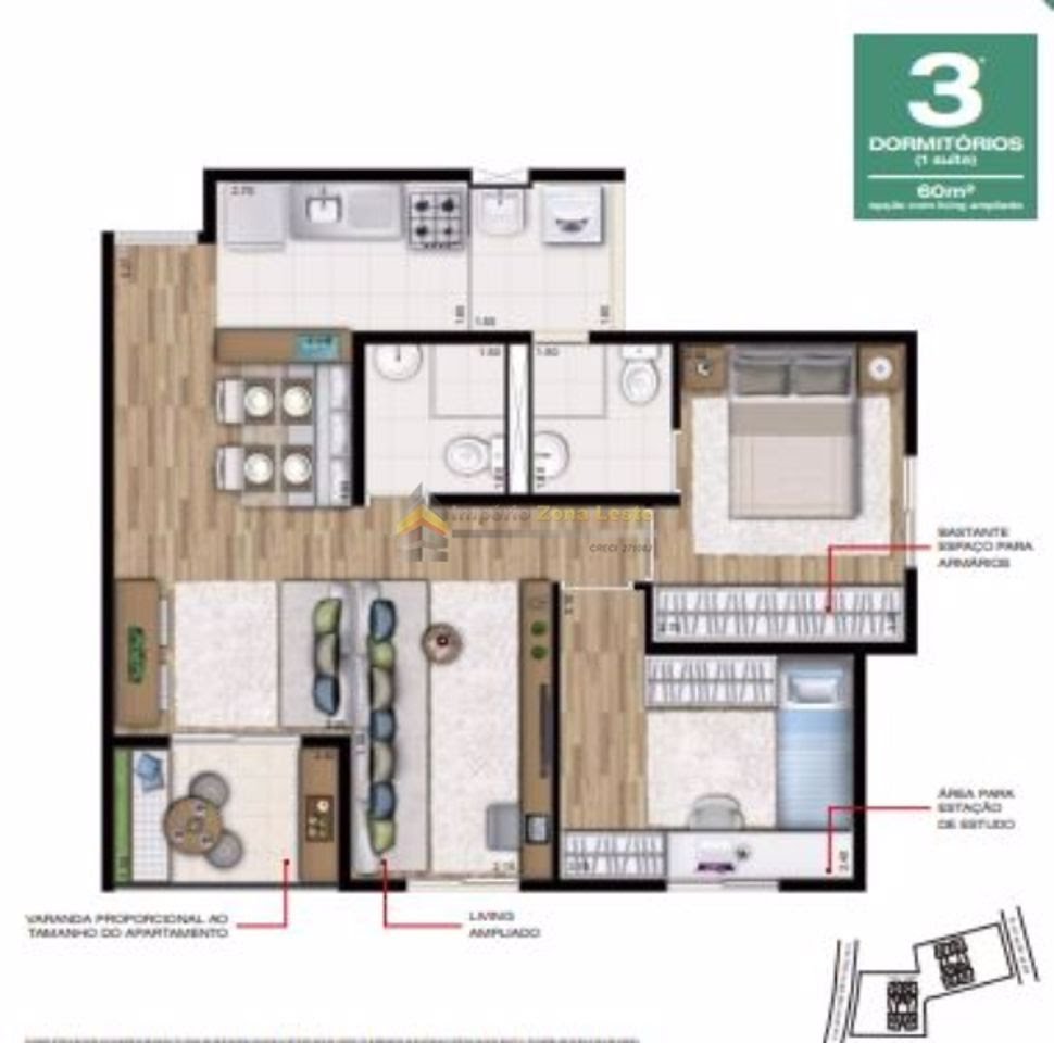 Prédio Inteiro, 51 m² - Foto 14