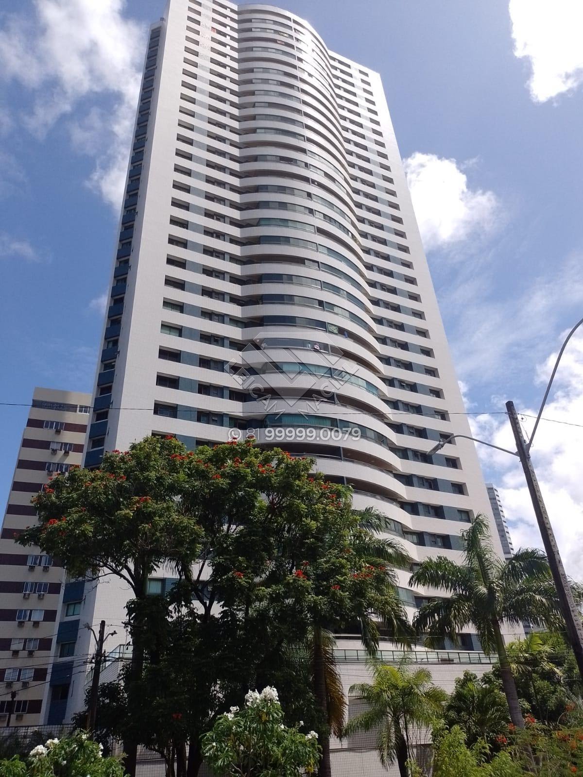 Apartamento a venda no Edif Estação Jaqueira - 208m² 4 suítes, mobiliado e decorado em andar alto