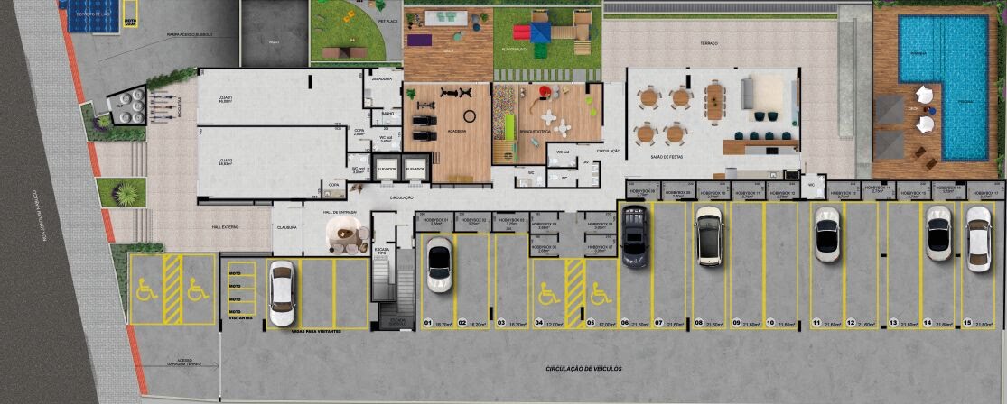 Apartamento à venda com 3 quartos, 1 suíte, 2 vagas e 117m² no Estreito, Florianópolis (SC) — foto 14 de 16