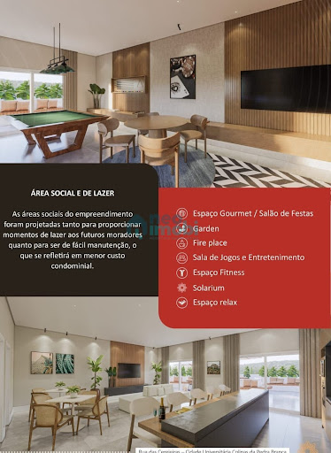 Apartamento com 1 dormitório, 39m², Pedra Branca, Palhoça, SC