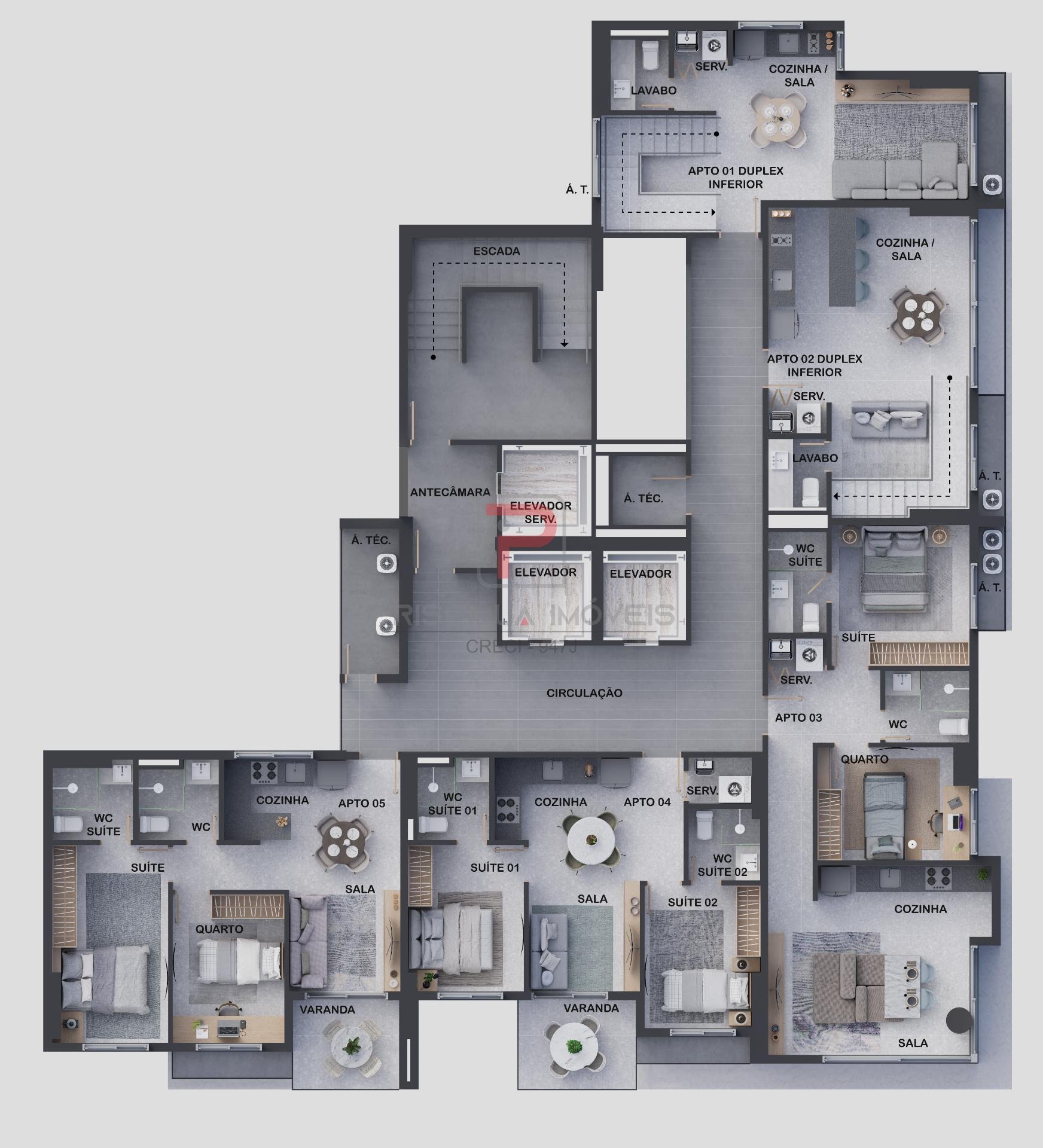 Apartamento à venda com 2 quartos, 1 suíte e 58m² no Altiplano Cabo Branco, João Pessoa (PB) — foto 16 de 20